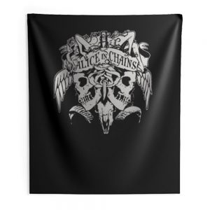ALICE IN CHAINS SKULLS Indoor Wall Tapestry