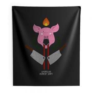 AMERICAN HORROR STORY PIG Indoor Wall Tapestry
