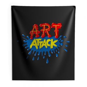 ART ATTACK Indoor Wall Tapestry