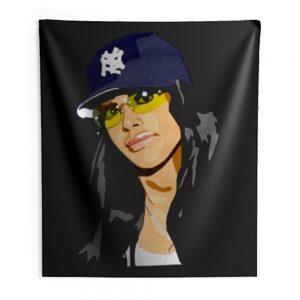 Aaliyah New York Trucker Caps Indoor Wall Tapestry