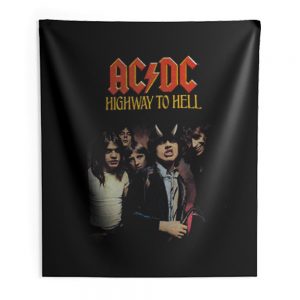 Ac Dc Highway To Hell Indoor Wall Tapestry