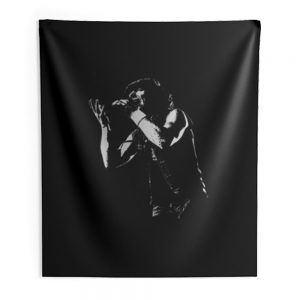 Ac Dc Rock Band Brian Johnson Indoor Wall Tapestry