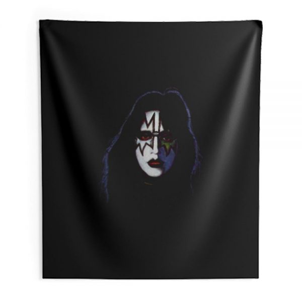 Ace Frehley Face Makeup Indoor Wall Tapestry