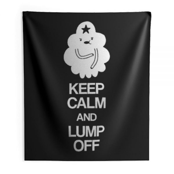 Adventure Time Keep Calm And Lump Of Indoor Wall Tapestry