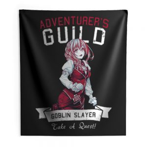 Adventurers Guild Girl Goblin Slayer Indoor Wall Tapestry