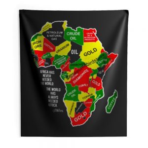 Africa Has Never Needed the World Indoor Wall Tapestry