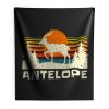 African Antelope Retro Wildlife Lover Indoor Wall Tapestry