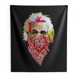 Albert Einstein Bandana Indoor Wall Tapestry