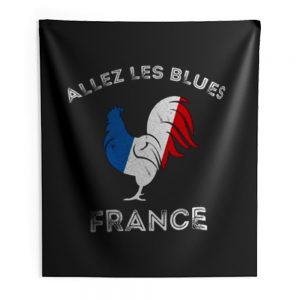 Allez Les Blues France Indoor Wall Tapestry