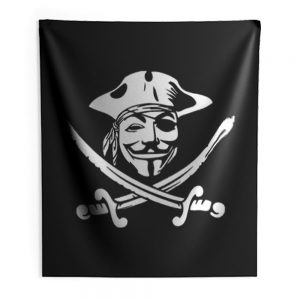 Anonymous Pirate Indoor Wall Tapestry