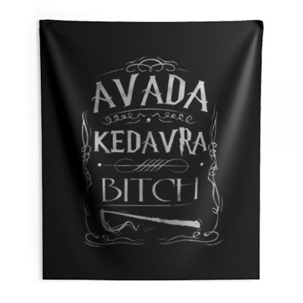 Avada Kedavra Bitch Harry Potter Indoor Wall Tapestry