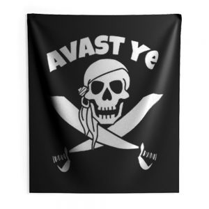 Avast Ye Pirate Indoor Wall Tapestry