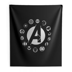 Avengers Superhero Logo Indoor Wall Tapestry