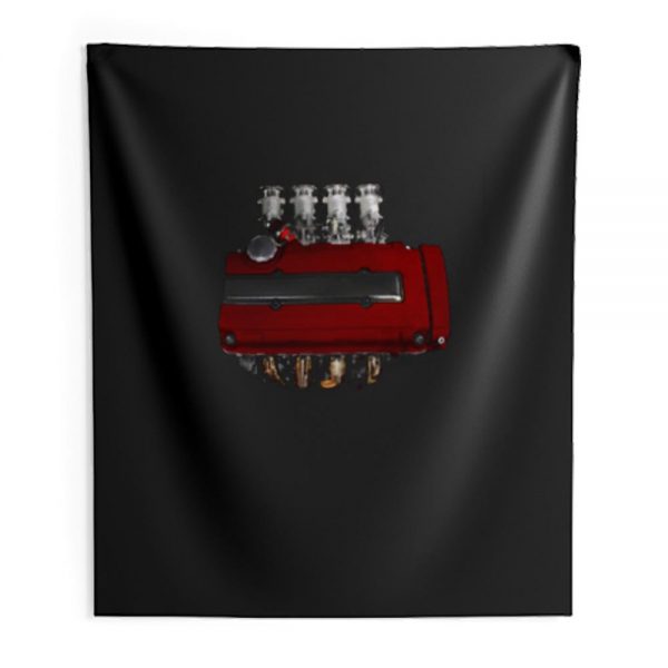 B Series Itb Jdm B16 B18 Civic Integra Type R Valve Cover Engine Motor Indoor Wall Tapestry