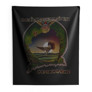 BARCLAY JAMES HARVEST GONE TO EARTH 1977 BLACK Indoor Wall Tapestry