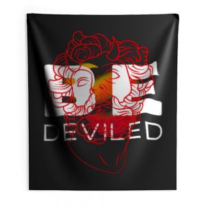 BE DEVILED Featuring Greek Sculpture Indoor Wall Tapestry