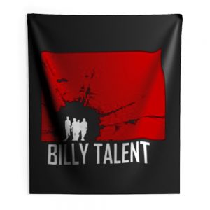 BILLY TALENT Red Square Punk Rock Band Indoor Wall Tapestry