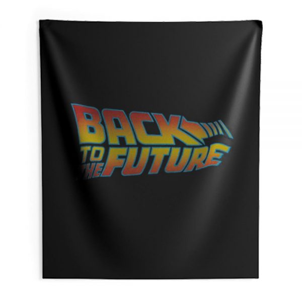 Back To The Future Logo Indoor Wall Tapestry