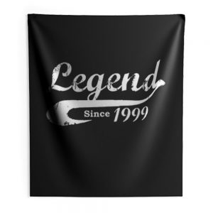 Bday Present Legend Since 1999 Indoor Wall Tapestry