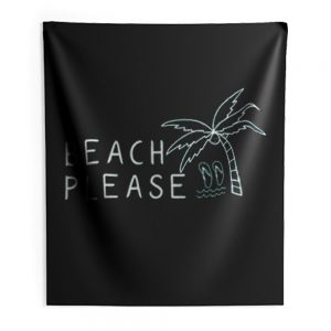 Beach Please Quarantined Summer Indoor Wall Tapestry