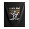 Beard Oil Love Juice Vintage Indoor Wall Tapestry