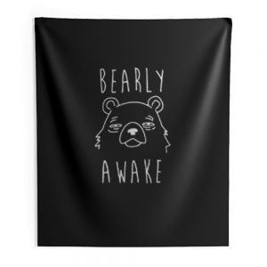 Bearly Awake Indoor Wall Tapestry