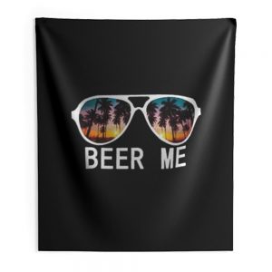 Beer Me Sunset Indoor Wall Tapestry