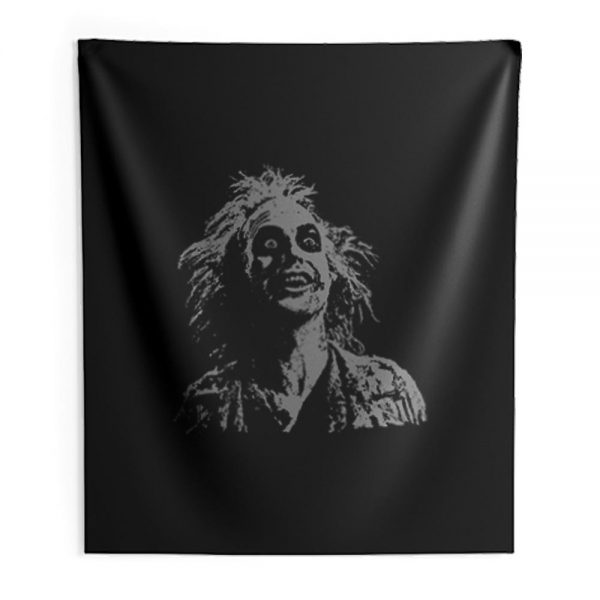 Beetlejuice face Movie Indoor Wall Tapestry