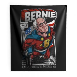 Bernie Sanders Superhero To The Rescue 2020 Indoor Wall Tapestry