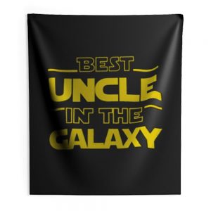 Best Uncle In The Galaxy Indoor Wall Tapestry