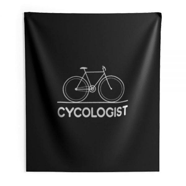 Bicycle Cycologist Indoor Wall Tapestry