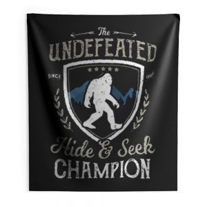 Bigfoot Undefeated Indoor Wall Tapestry