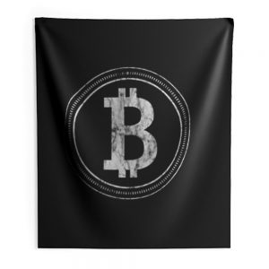 Bitcoin Blockchain Cryptocurrency Electronic Cash Mining Digital Gold Log In Indoor Wall Tapestry