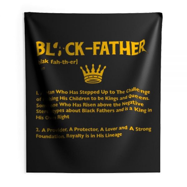 Black Father Definition Black Lives Matter Indoor Wall Tapestry