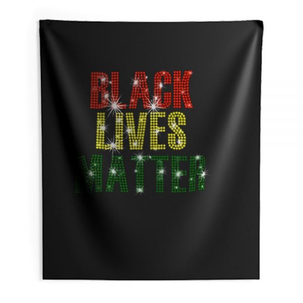 Black Lives Matter Rhinestone Indoor Wall Tapestry