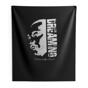 Black Pride Black History Month Dreaming Martin Luther King Jr Indoor Wall Tapestry