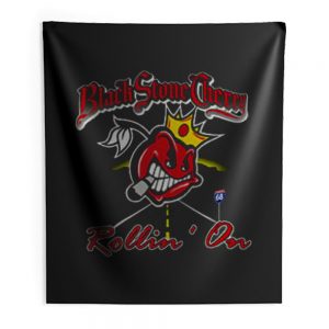 Black Stone Cherry Indoor Wall Tapestry