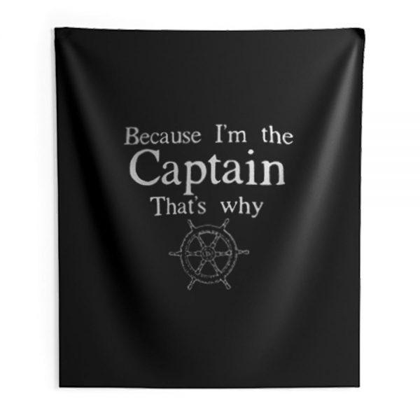 Boat Captain Indoor Wall Tapestry