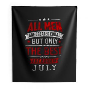 Born In July Birthday Indoor Wall Tapestry