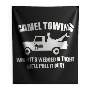Camel Towing Adult Humor Rude Indoor Wall Tapestry