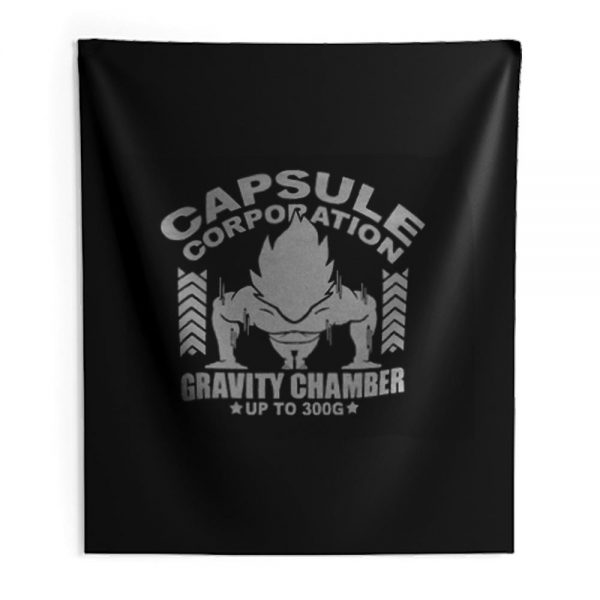 Capsule Corp Gravity Chamber Indoor Wall Tapestry