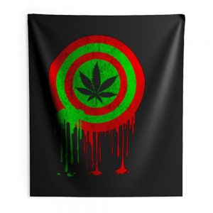 Captain Cannabis Indoor Wall Tapestry