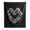 Chain Heart Motorcycle Indoor Wall Tapestry