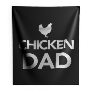 Chicken Dad Indoor Wall Tapestry