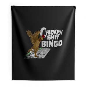 Chicken Shit Bingo Indoor Wall Tapestry