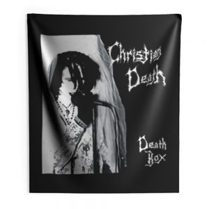 Christian Death Death Box Indoor Wall Tapestry