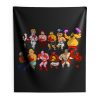 Classic Nes Nintendo 8bit Mike Tyson Punchout Characters Indoor Wall Tapestry