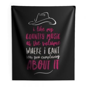 Country Music Indoor Wall Tapestry