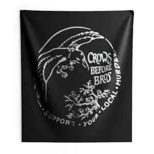 Crows Before Bros Indoor Wall Tapestry