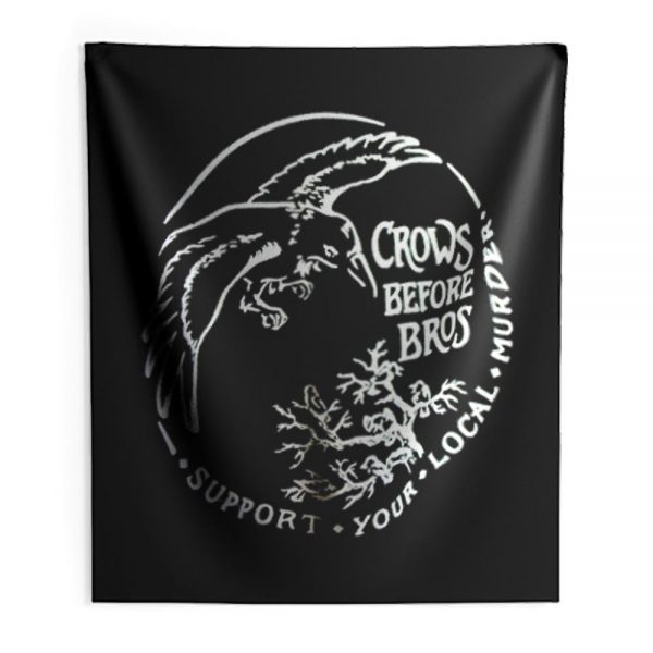 Crows Before Bros Indoor Wall Tapestry